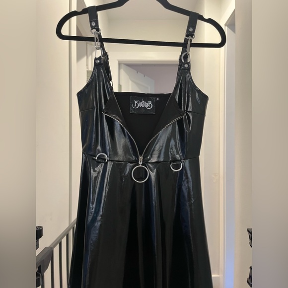 Killstar Latex Dress - Picture 3 of 5
